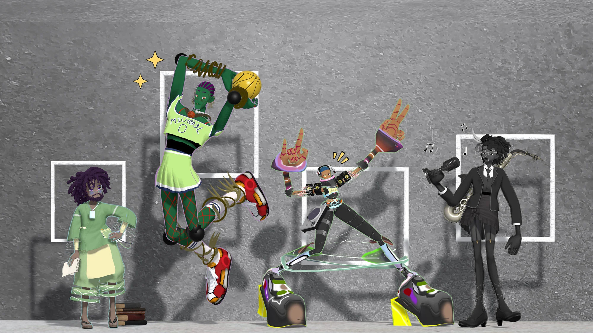 Metaverse Avatars - Huntrezz Janos